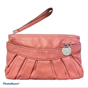 Elle Coral Wristlet Clutch Purse